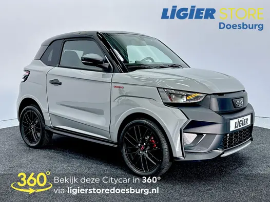 Ligier JS50 Ultimate Asfalt Grijs (actieradius 192 km WMTC) Rijd de toekomst zorgeloos tegemoet!