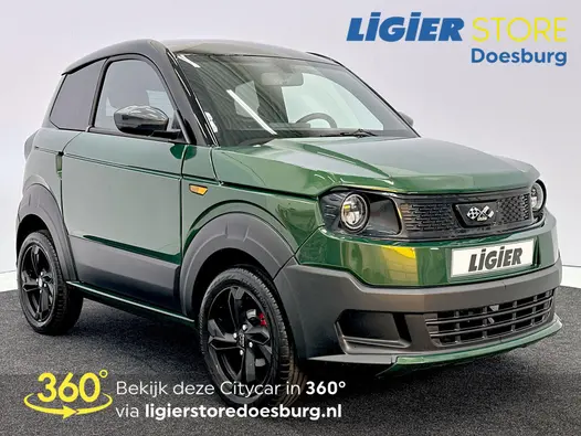 Ligier Myli R.EBEL Edition Design! 12 KWH Vrijheid in fluweelgroen – elektrisch rijden met karakter!