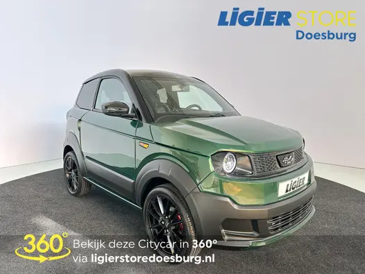 Ligier Myli R.EBEL Edition Design! 12 KWH Vrijheid in fluweelgroen – elektrisch rijden met karakter!