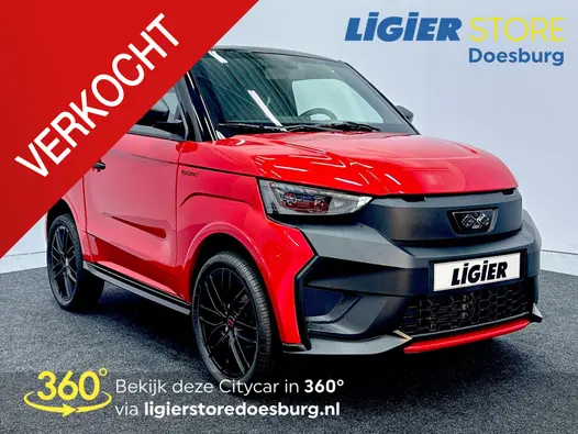 Ligier JS50 Ultimate Toledo rood(actieradius 192 km WMTC) Rijd de toekomst zorgeloos tegemoet!