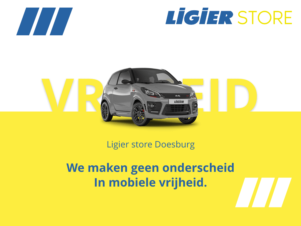 Geen onderscheid in mobiele vrijheid Ligier Store Doesburg.png